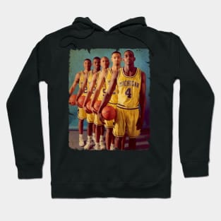 VINTAGE  michigan  BASKETBALL Hoodie